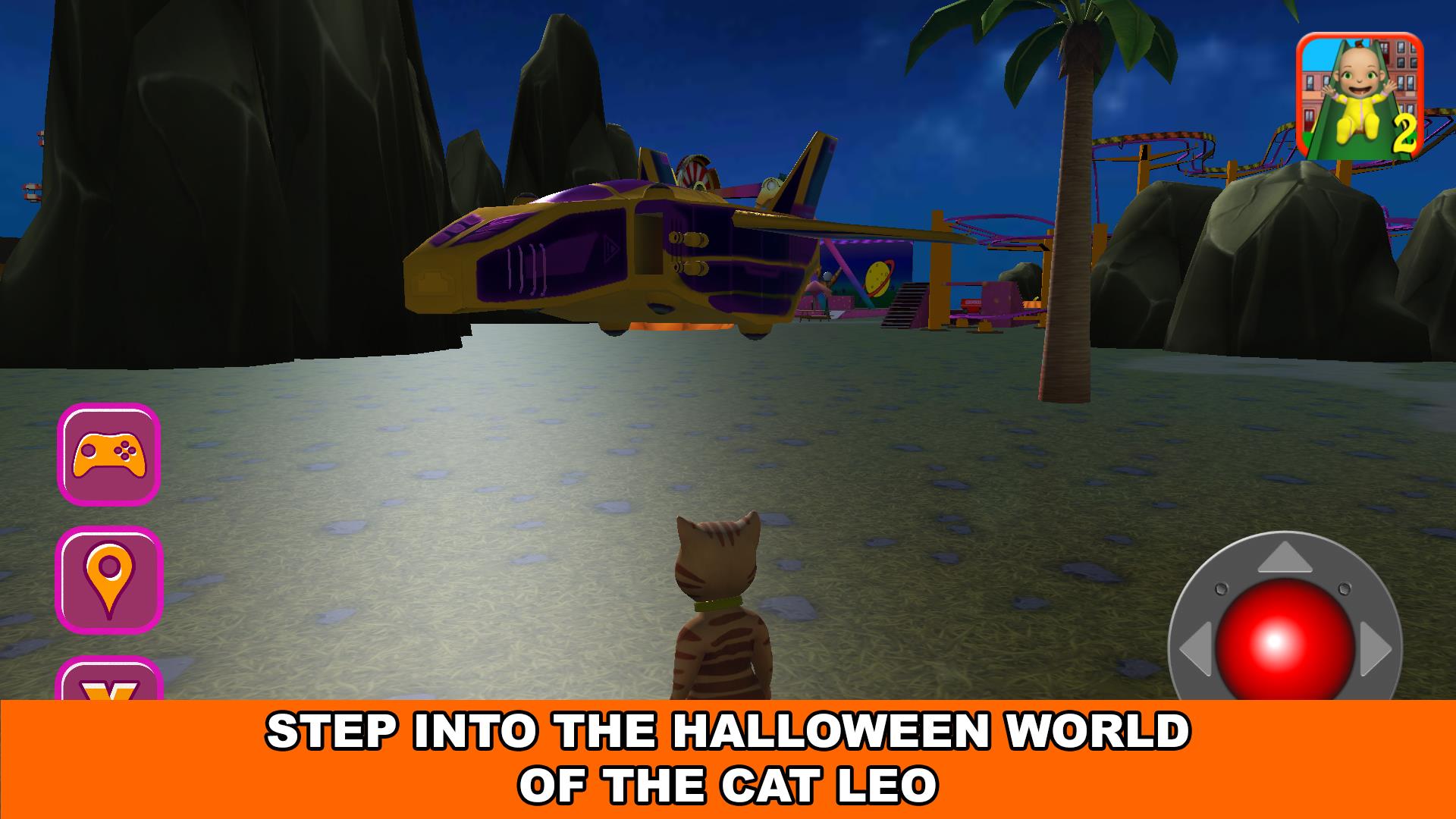 Halloween Cat Theme Park 3D  Screenshot 31