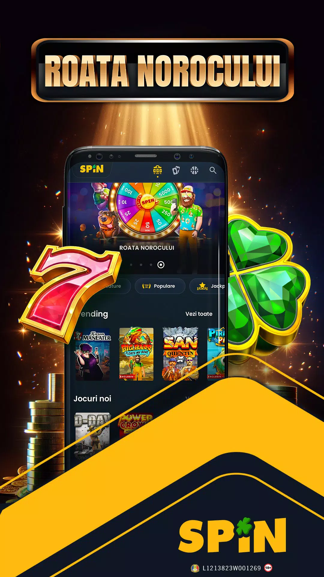 SPIN.ro Online Casino & Sports  Screenshot 1