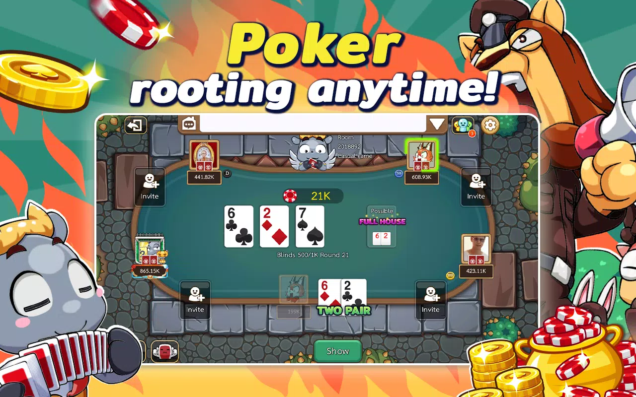 ดัมมี่ทุย DummyToon Poker&Slot  Screenshot 2
