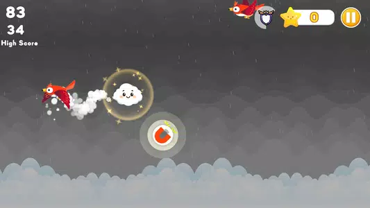 Flappy Sky Cloud Runner Screenshot 2