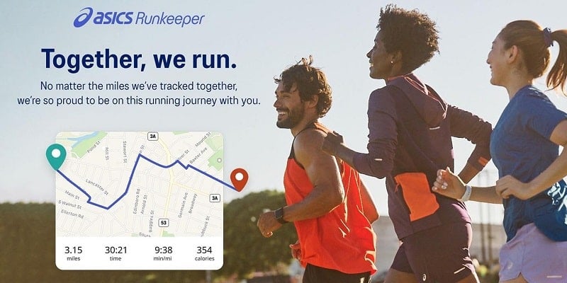 ASICS Runkeeper  Screenshot 1