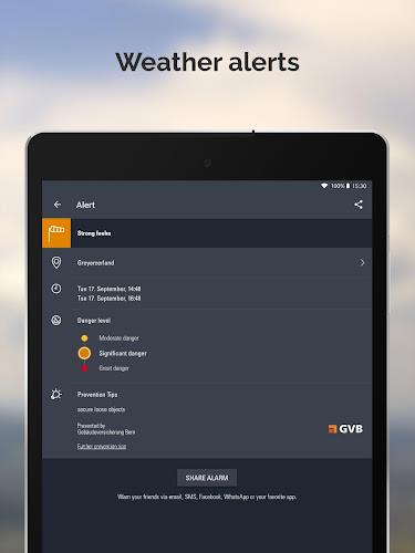Weather Alarm - Swiss Meteo Screenshot 19