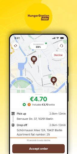 Hungerstation rider  Screenshot 1