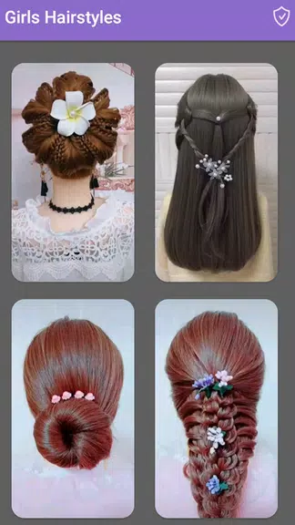 Girls Hairstyles Step By Step Screenshot 3