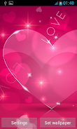 Love Hearts Live Wallpaper  Screenshot 2