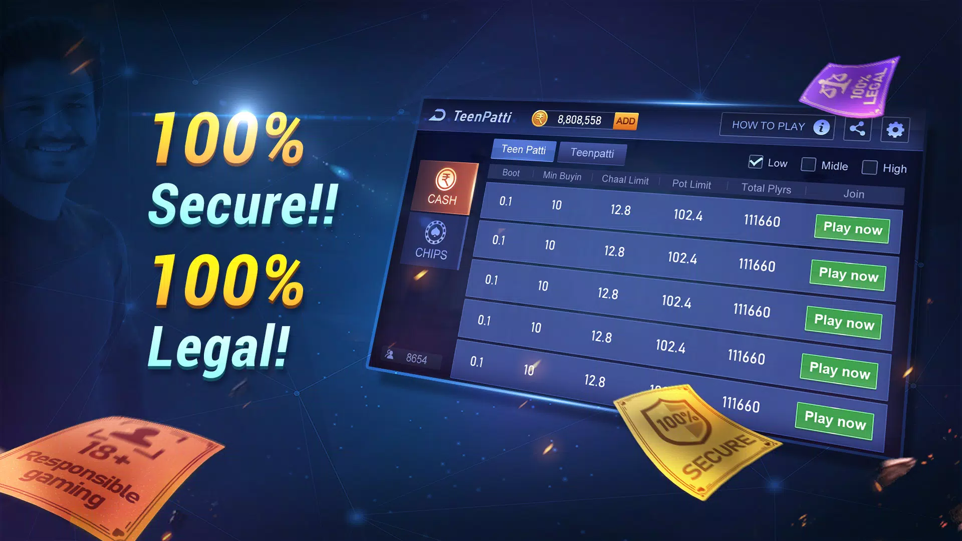 TeenPatti Vungo  Screenshot 1