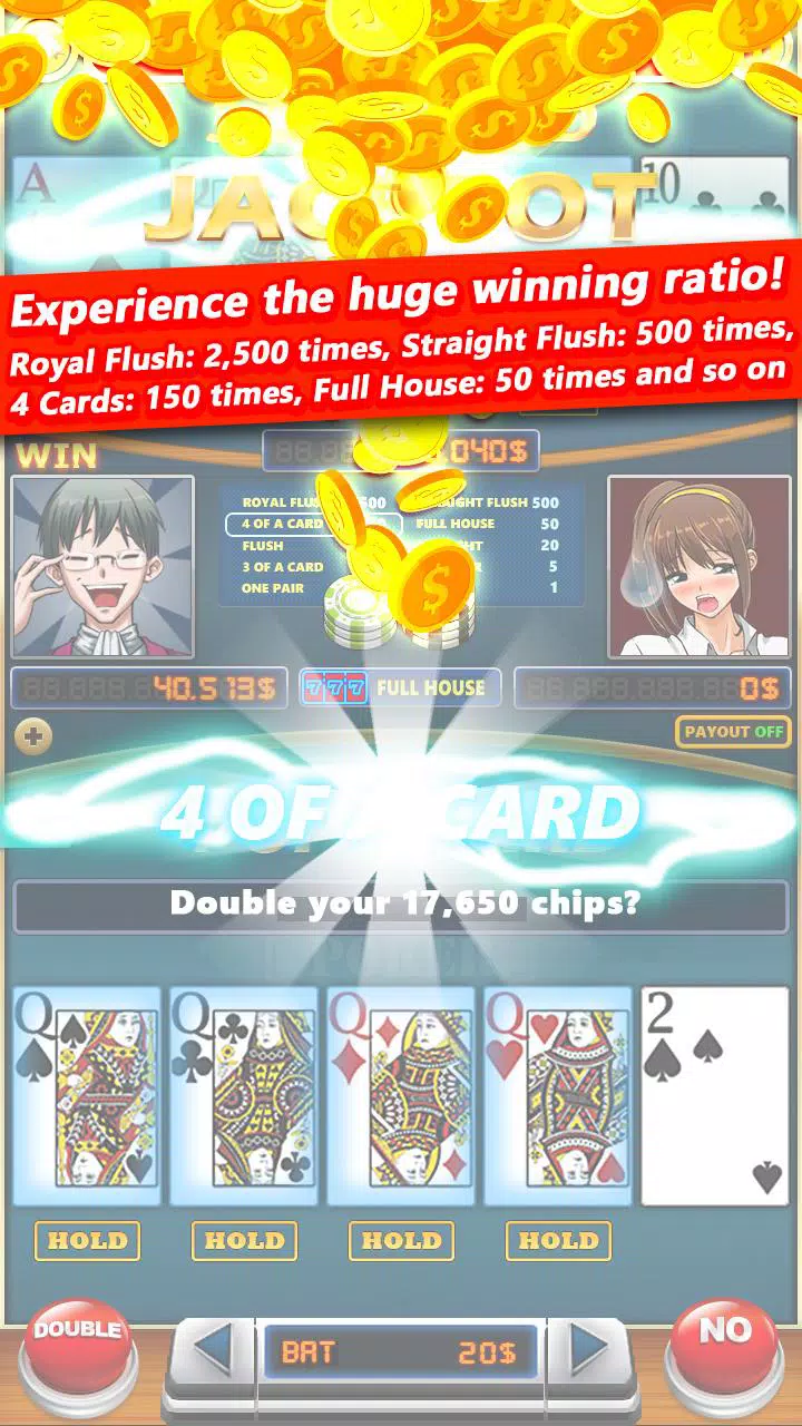 Video Poker Battle Poker  Screenshot 1