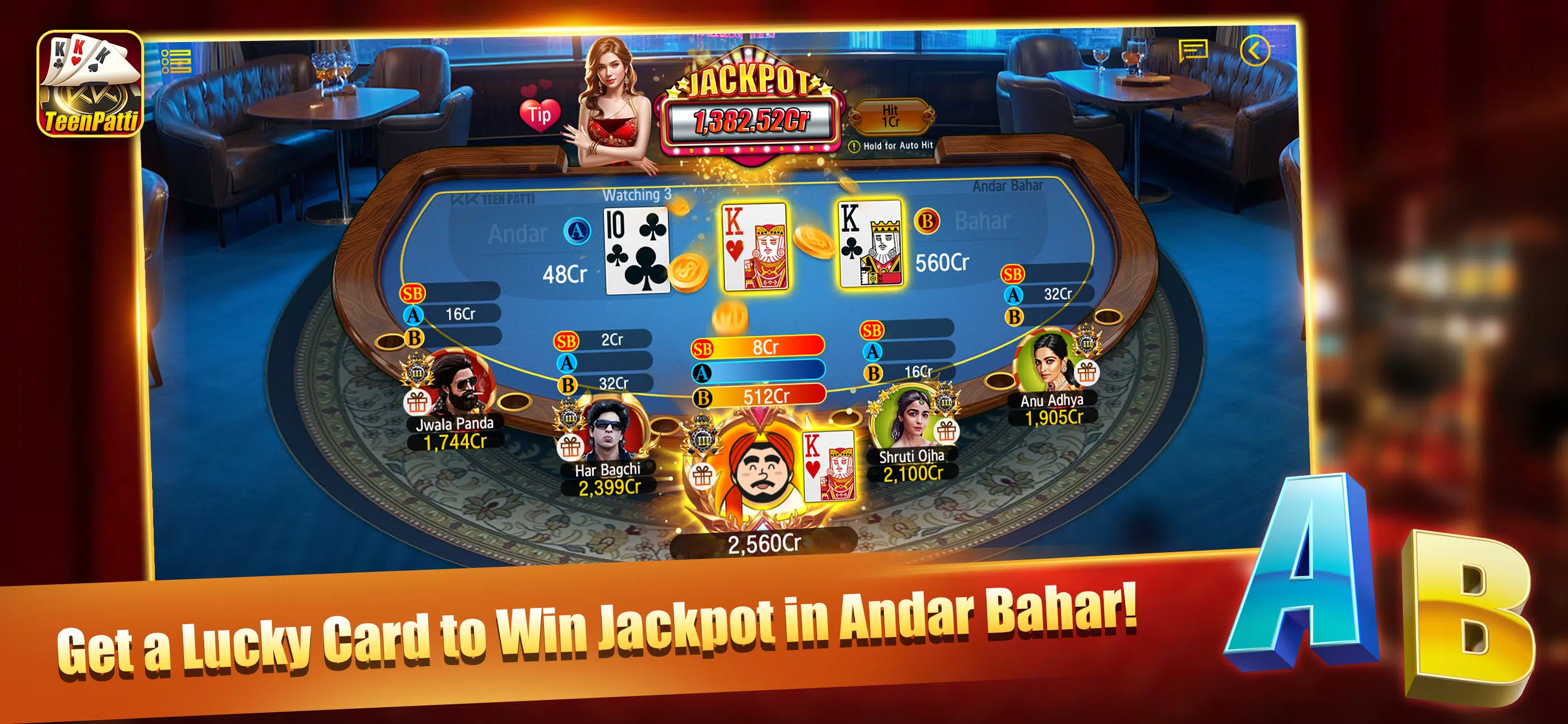 KKTeenPatti Poker, Slots  Screenshot 2