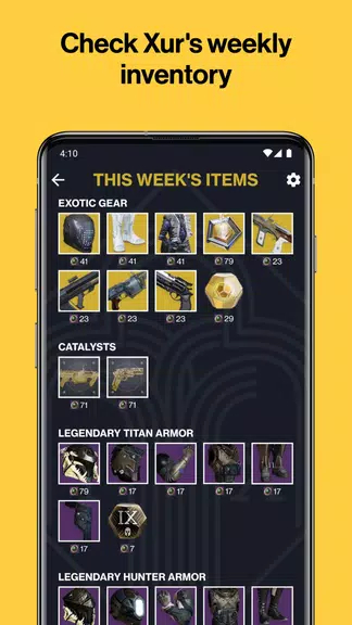 Xur Alert for Destiny 2  Screenshot 1