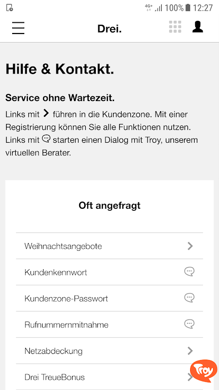 Drei Kundenzone  Screenshot 2