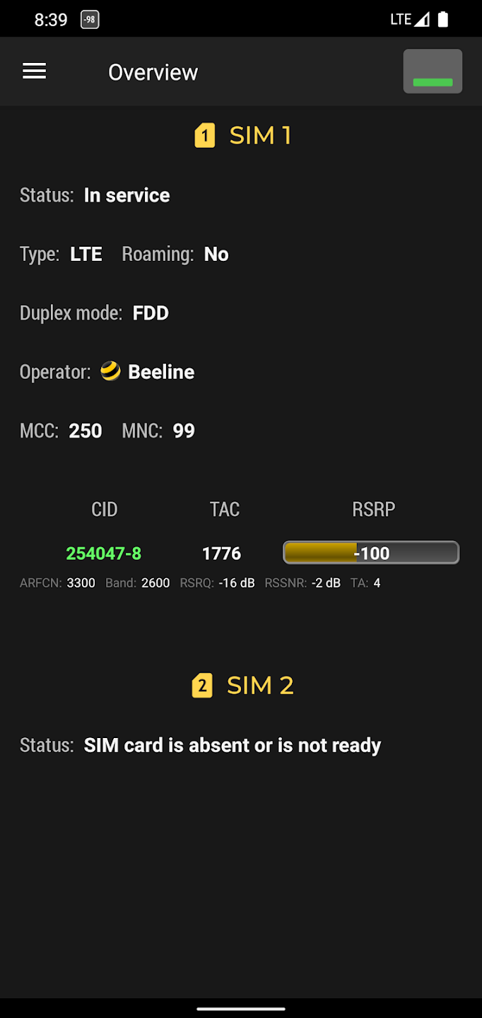 Cell Signal Monitor  Screenshot 2