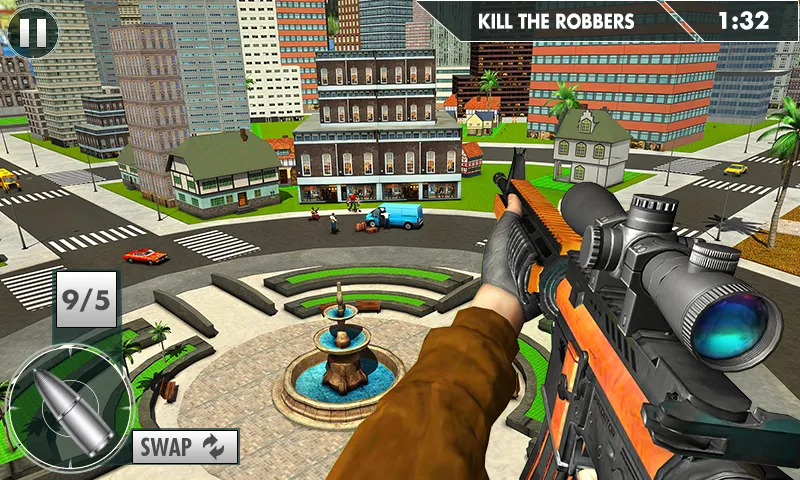 City Sniper Shooter Mission  Screenshot 1