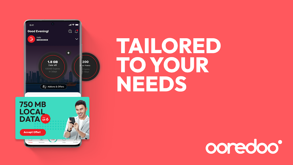 Ooredoo Qatar  Screenshot 1