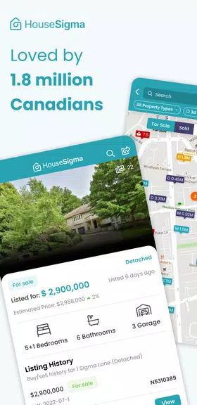 HouseSigma Canada Real Estate Screenshot 1