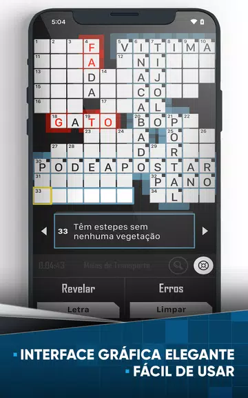 Palavras Cruzadas em Português  Screenshot 4