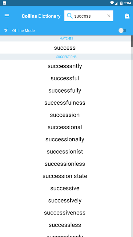 Collins English Dictionary Pro Screenshot 2