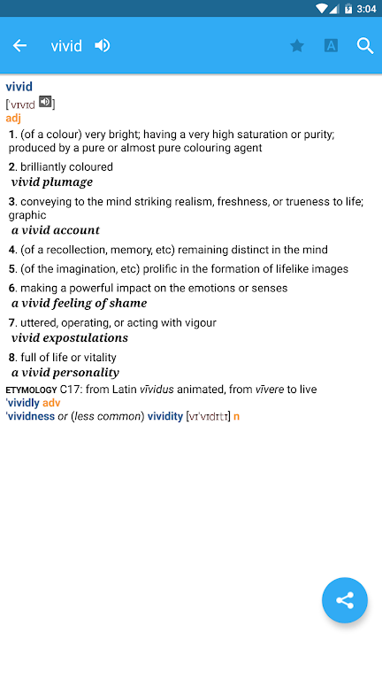 Collins English Dictionary Pro Screenshot 1