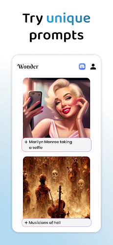 Wonder - AI Art Generator  Screenshot 9