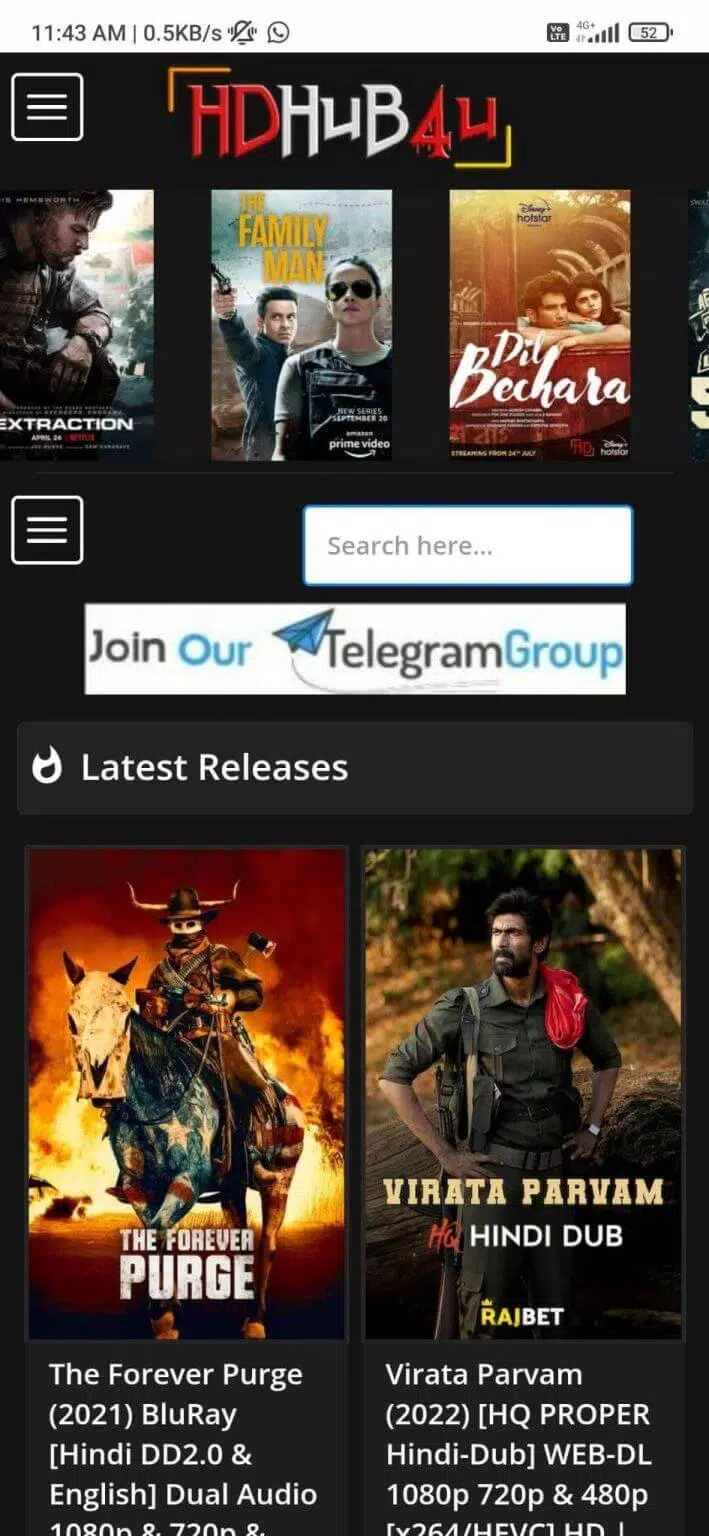 HDhub4u  Screenshot 2