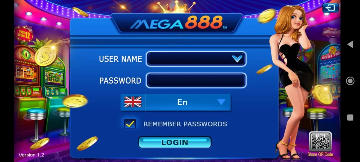 MEGA888  Screenshot 2