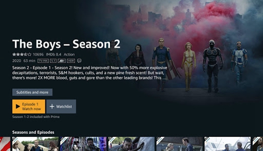 Prime Video - Android TV  Screenshot 1