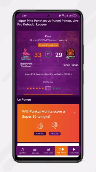 Pro Kabaddi Official App  Screenshot 2
