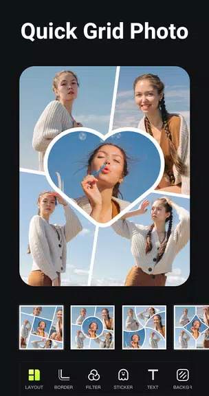 Photo Collage Video Grid Maker  Screenshot 1