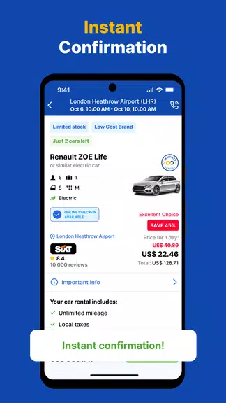 EconomyBookings Car Rental Screenshot 3