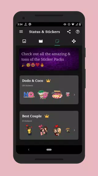 Status, Sticker Saver Screenshot 3