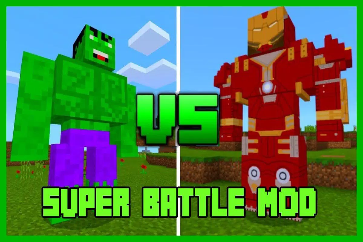 HuIk Mod in MCPE + Incredible Superheroes Skins PE Screenshot 5