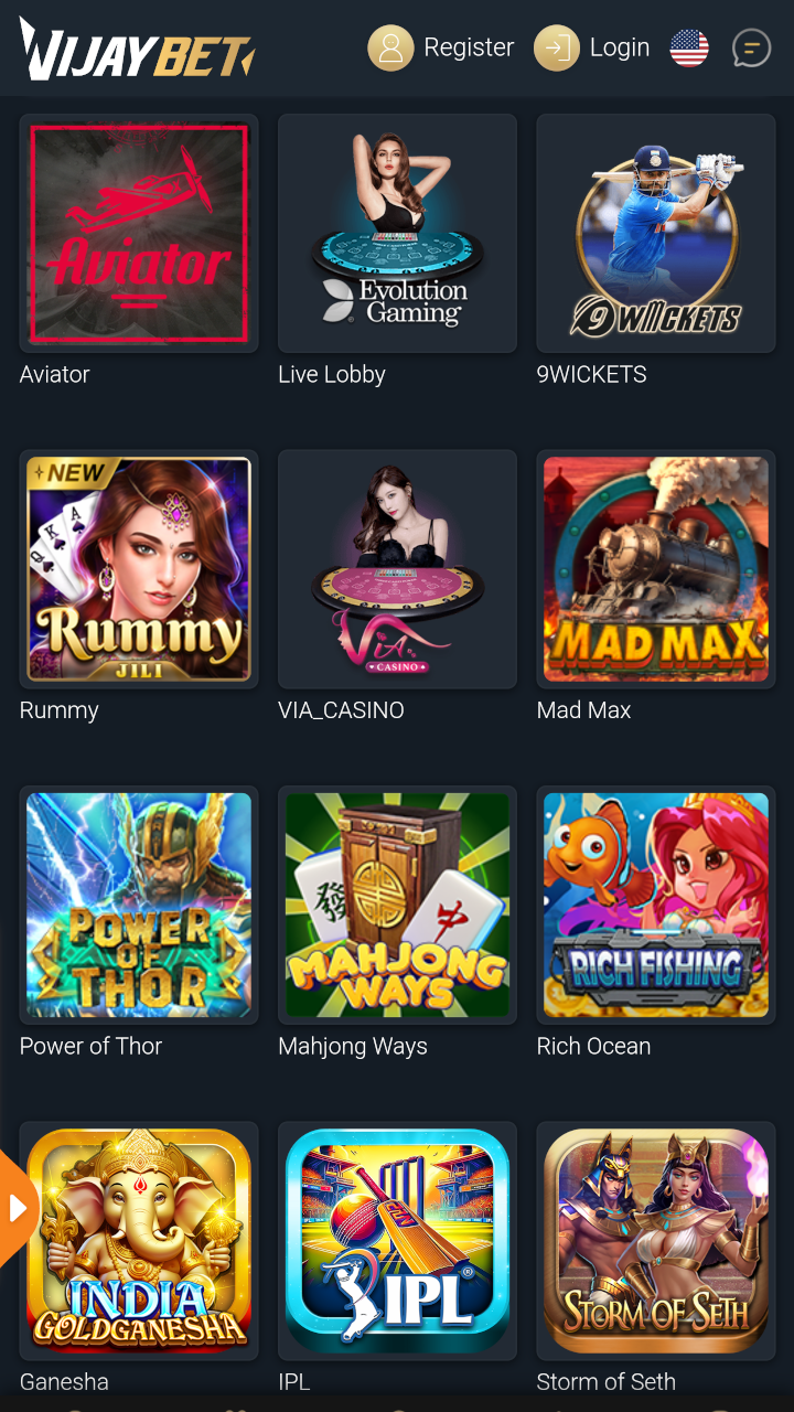 VijayBet  Screenshot 1