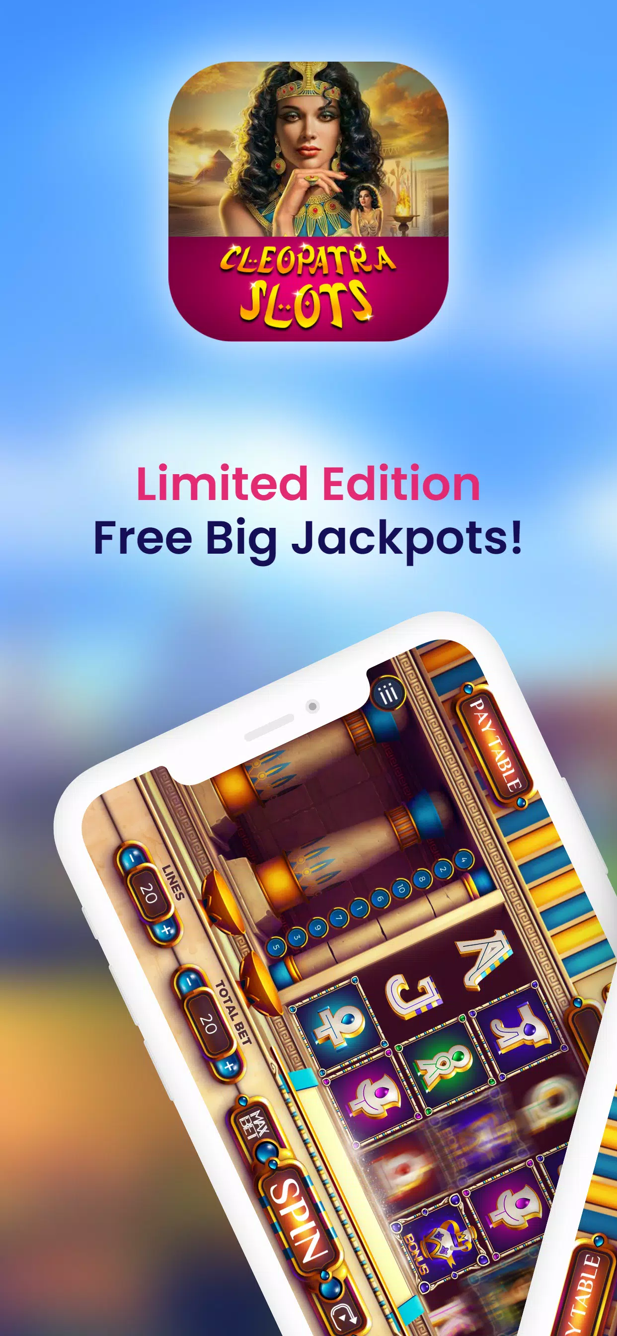 Cleopatra Slots: Casino games  Screenshot 1