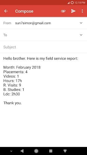 Service Report Screenshot 6