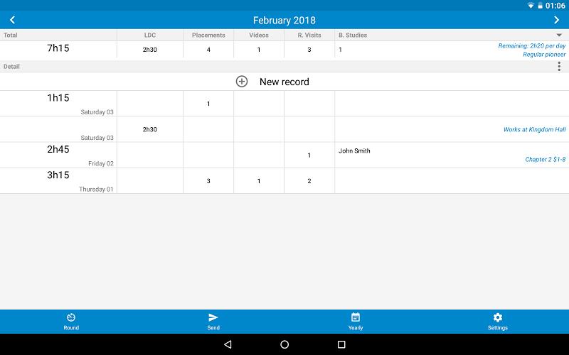 Service Report Screenshot 8