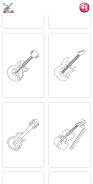 Glitter Guitar Coloring  Screenshot 10