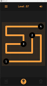 Grid Flow | Zip filling game  Screenshot 1