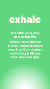 Exhale: Guided Breathwork  Screenshot 1