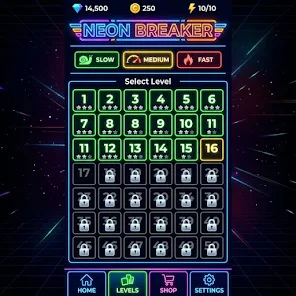 Neon Breaker  Screenshot 2