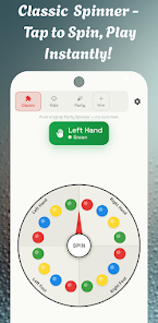 Party Mat Spinner Wheel  Screenshot 1