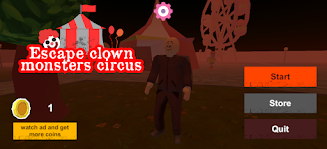 Escape clown monsters circus  Screenshot 1