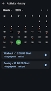 Interval Timer - Workout Log  Screenshot 3