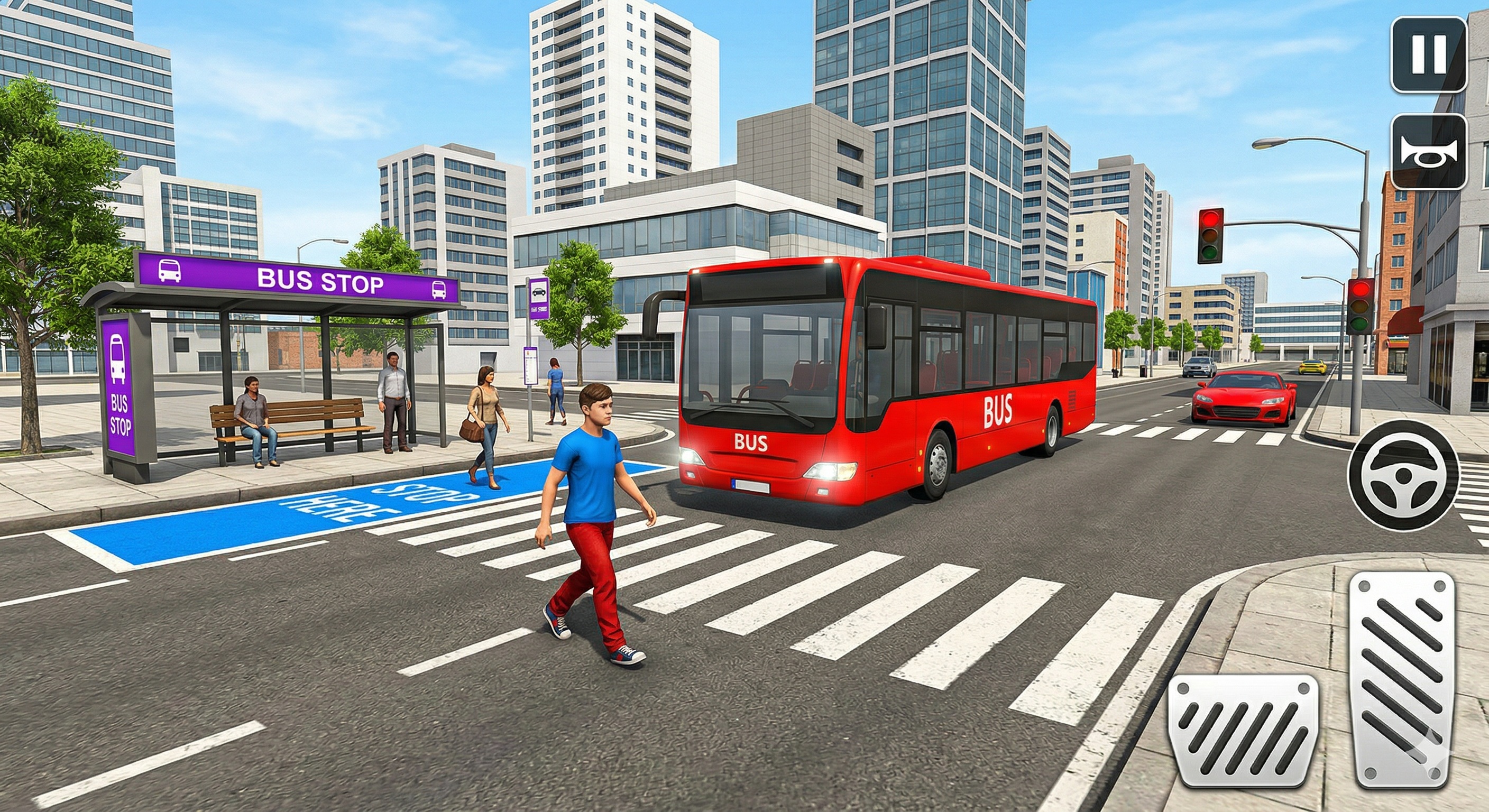 Bus Simulator: Coach Bus Games  Screenshot 2
