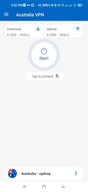 Australia VPN - Fast & Secure  Screenshot 1