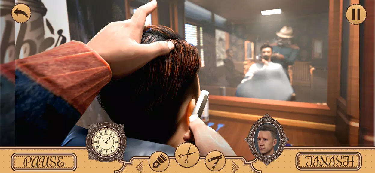 Hair Chop 3d-Barber Shop Games  Screenshot 3