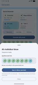 Lotto Forge - AI Lotto Tool  Screenshot 3
