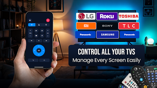 Universal TV Remote & TV Cast  Screenshot 1