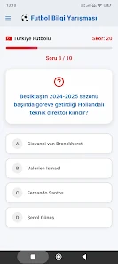 Futbol Bilgi Yarışması  Screenshot 2