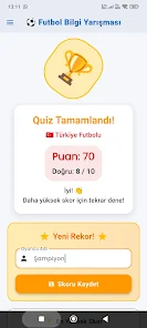 Futbol Bilgi Yarışması  Screenshot 3