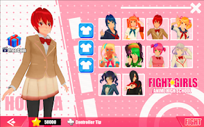 Fight Girls Anime High School  Screenshot 7
