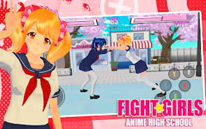Fight Girls Anime High School  Screenshot 6